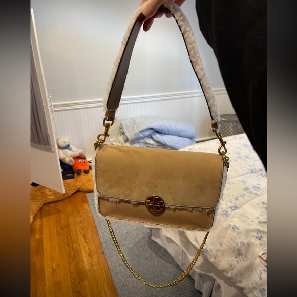 TORY BURCH FUR BAG WITH CHAIN - Picture 3 of 7